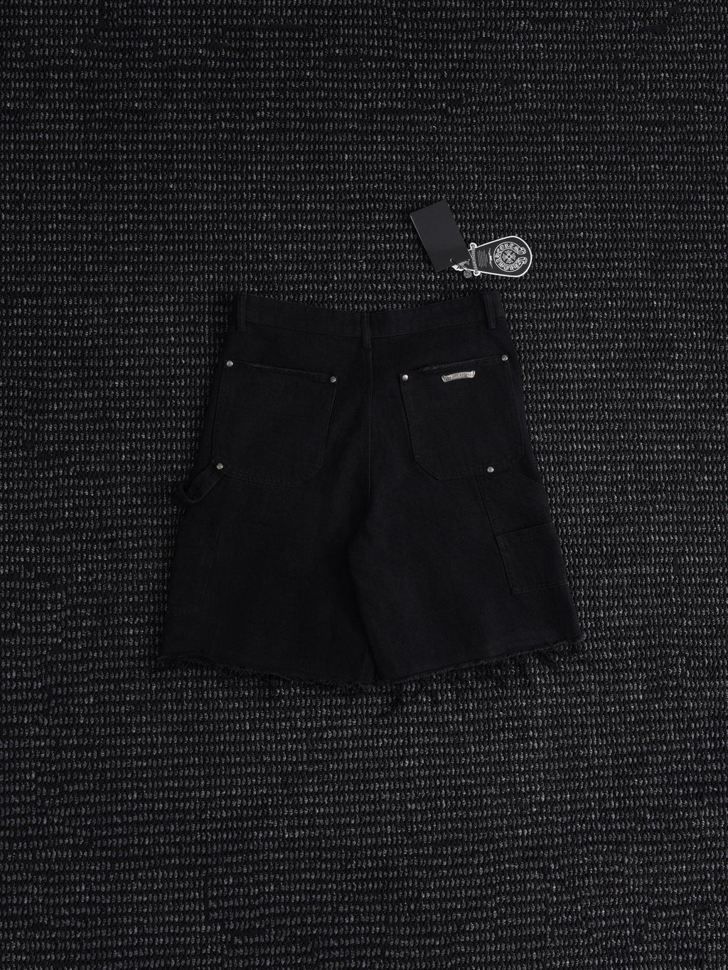 Chrome Hearts Black Utility Shorts — back