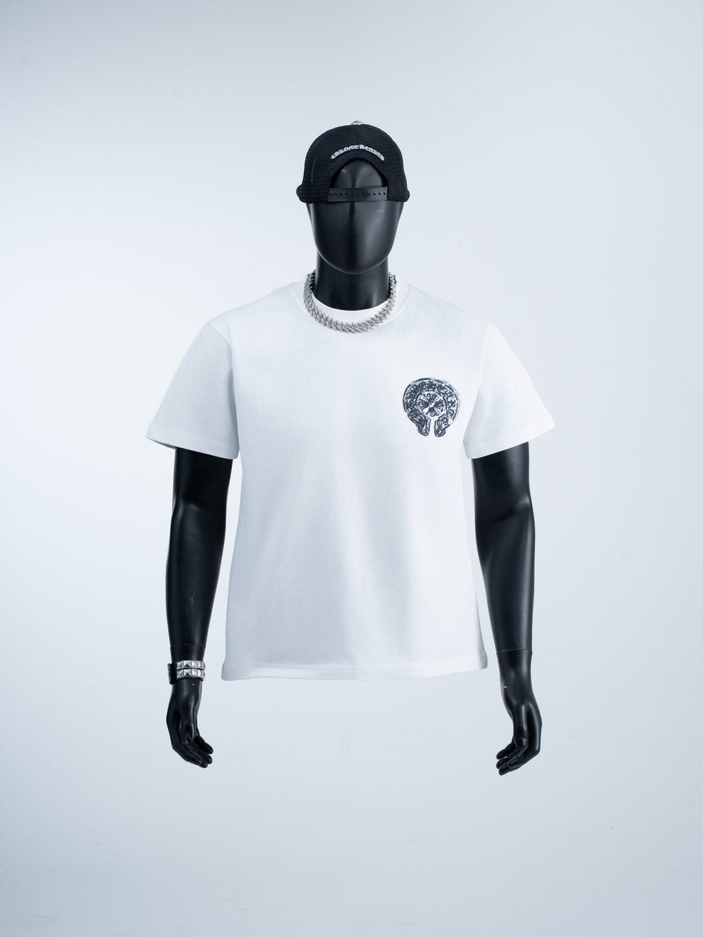 Chrome Hearts Back Emblem Graphic T-Shirt — hero
