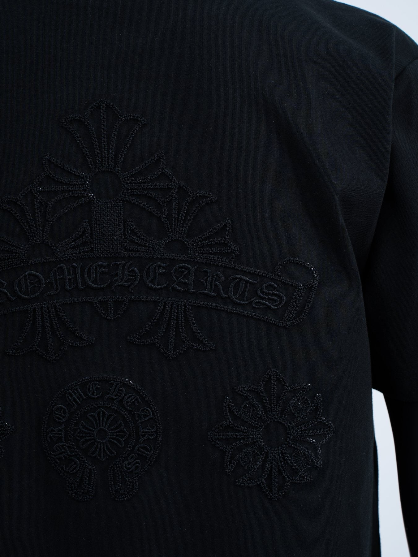 Chrome Hearts Tonal Cross Graphic T-Shirt — detail