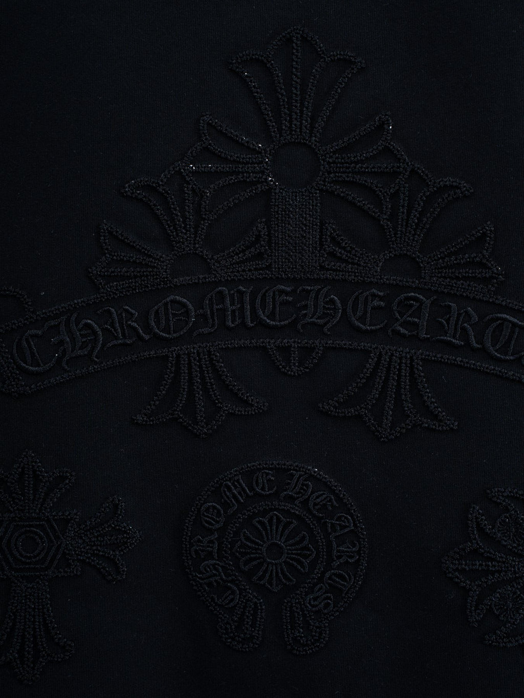 Chrome Hearts Tonal Cross Graphic T-Shirt — detail