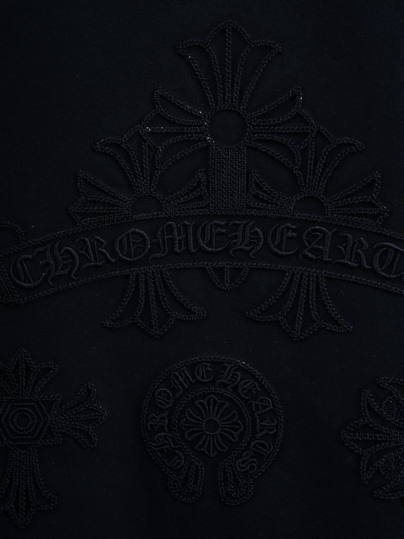 Chrome Hearts Tonal Cross Graphic T-Shirt — detail