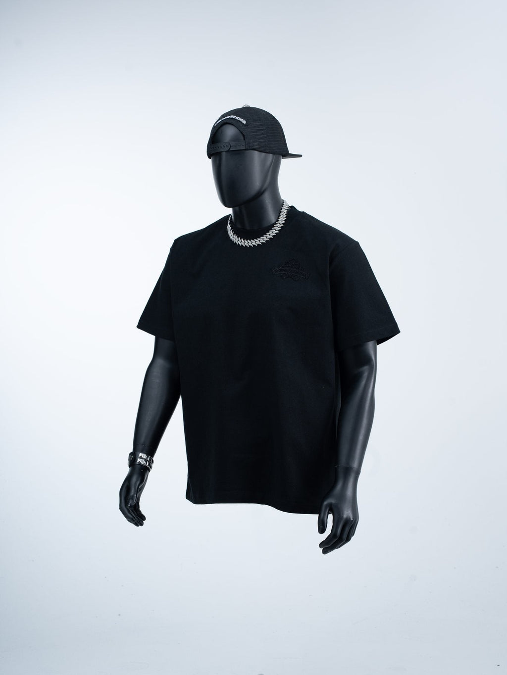 Chrome Hearts Tonal Cross Graphic T-Shirt — front