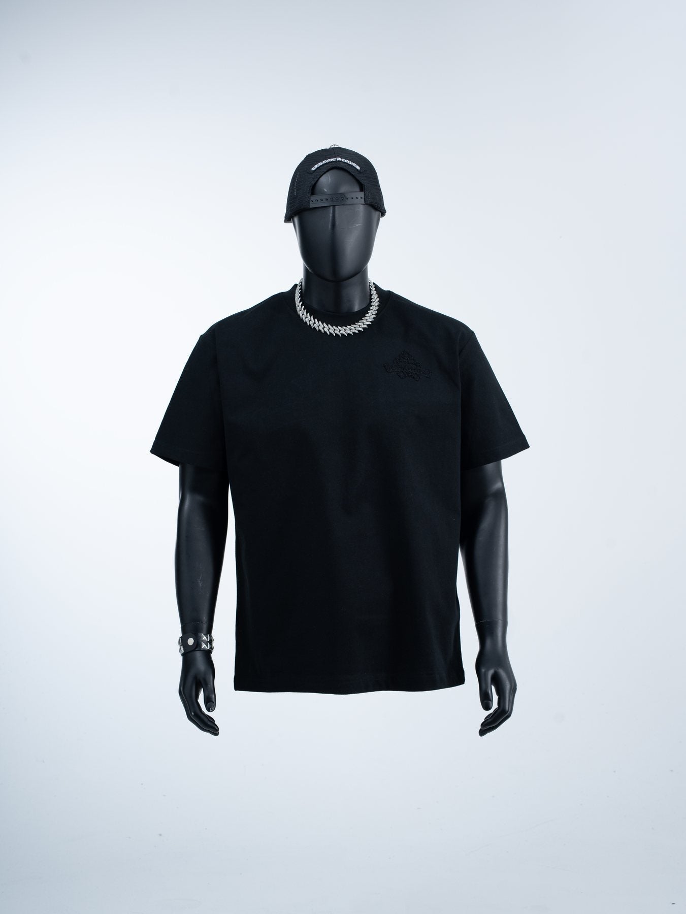 Chrome Hearts Tonal Cross Graphic T-Shirt — front