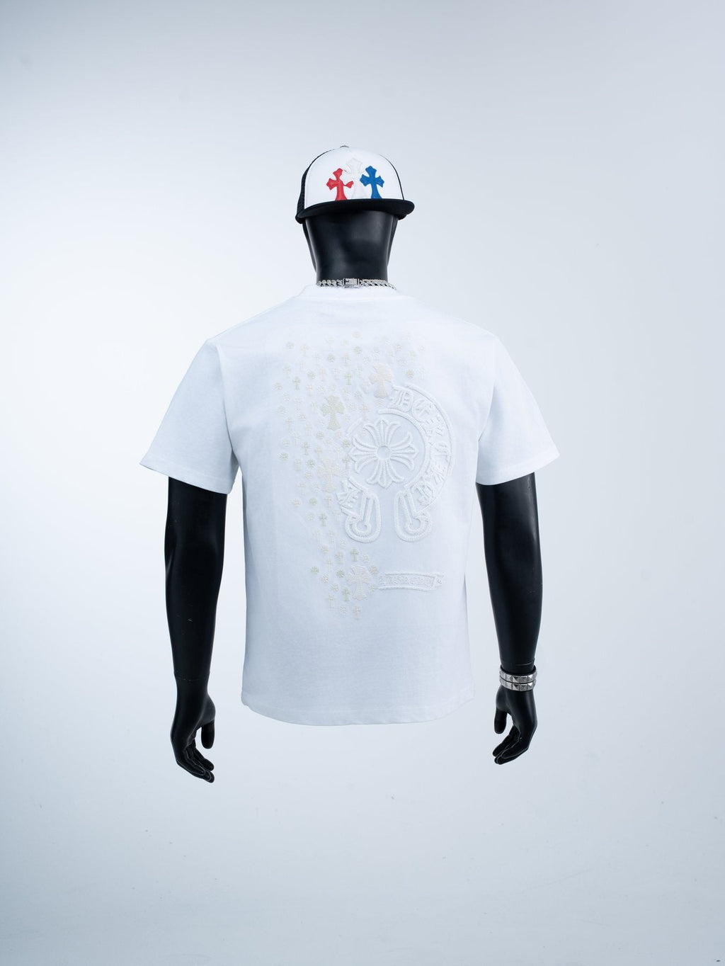 Chrome Hearts Cross Star Graphic Short-Sleeve T-Shirt — back