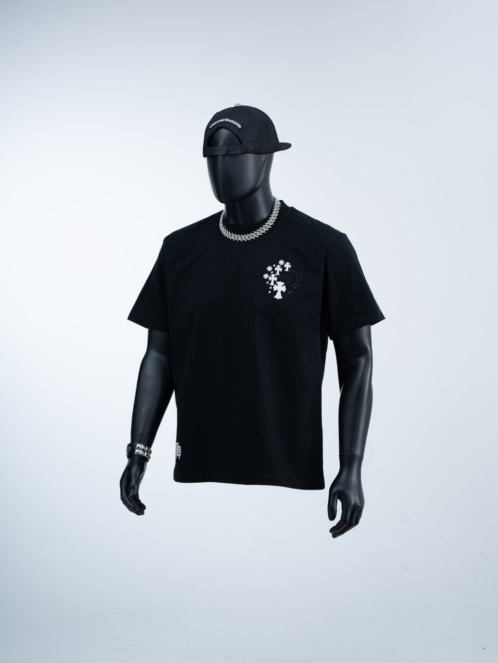 Chrome Hearts Cross Star Graphic Short-Sleeve T-Shirt — front
