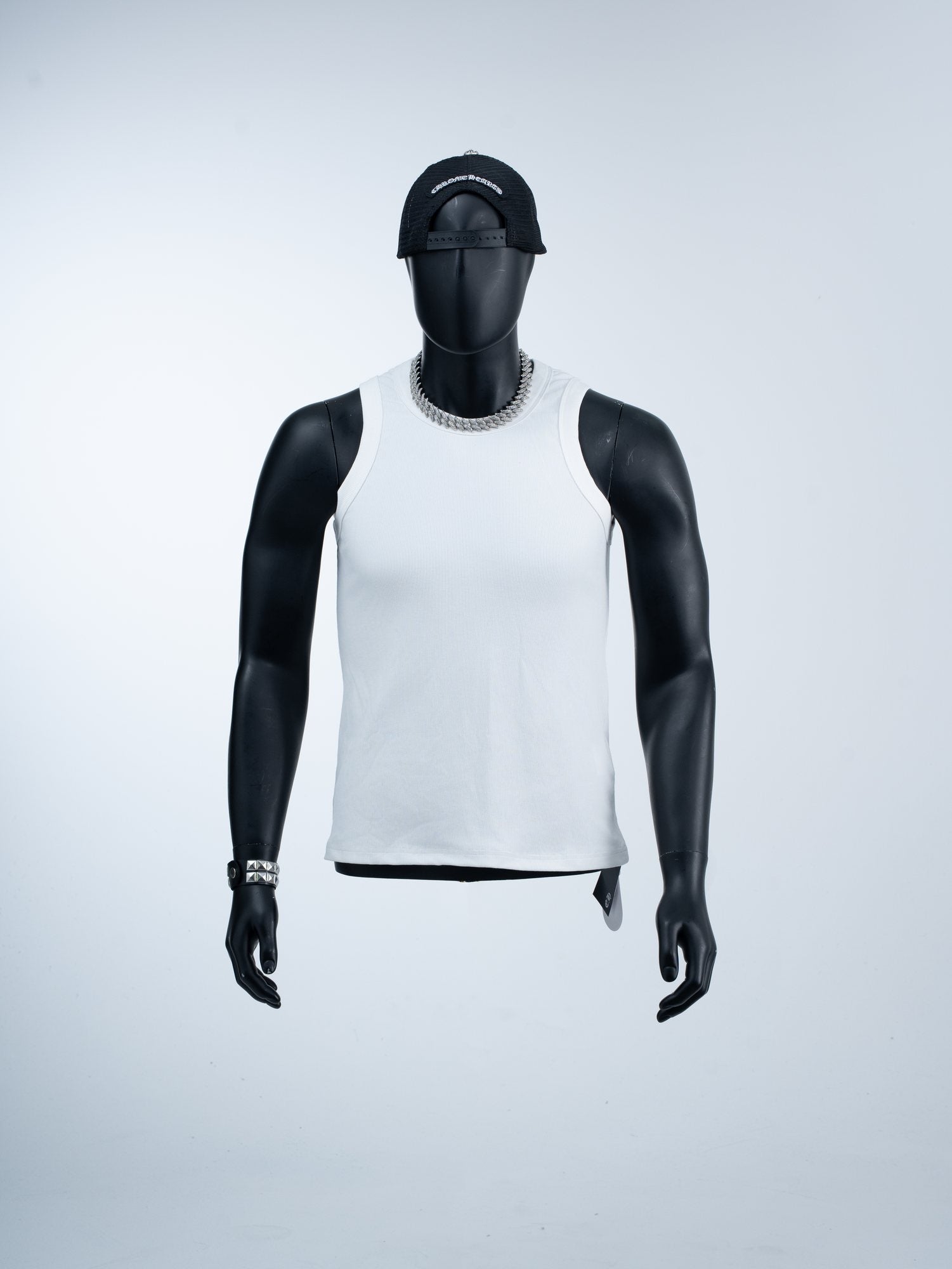 Chrome Hearts Slogan Back Graphic Sleeveless T-Shirt — hero