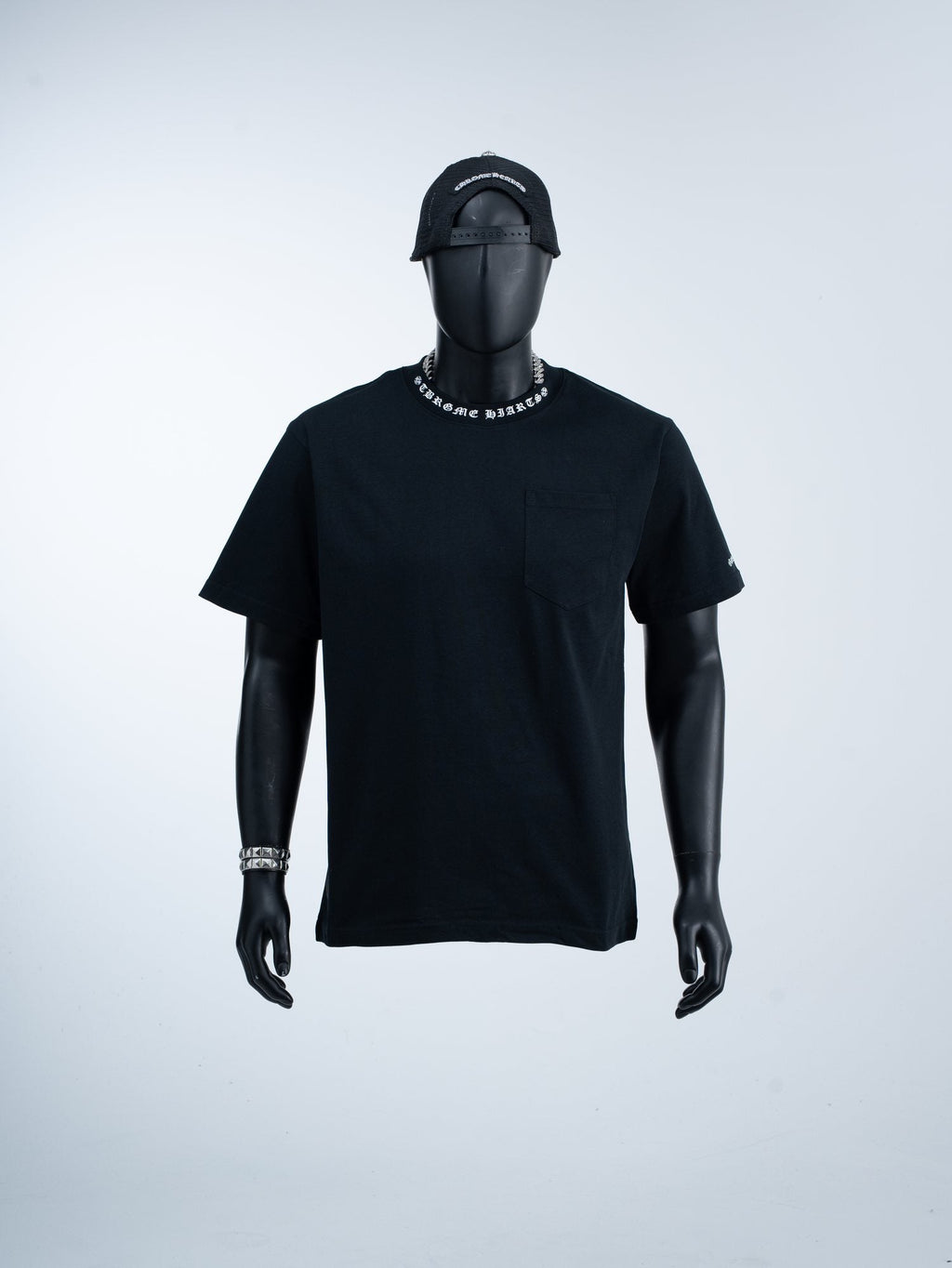 Chrome Hearts Sanskrit Letter Pocket Short-Sleeve T-Shirt — hero