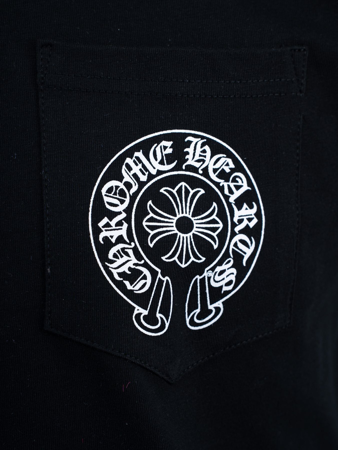 Chrome Hearts Horseshoe Graphic Pocket T-Shirt — detail
