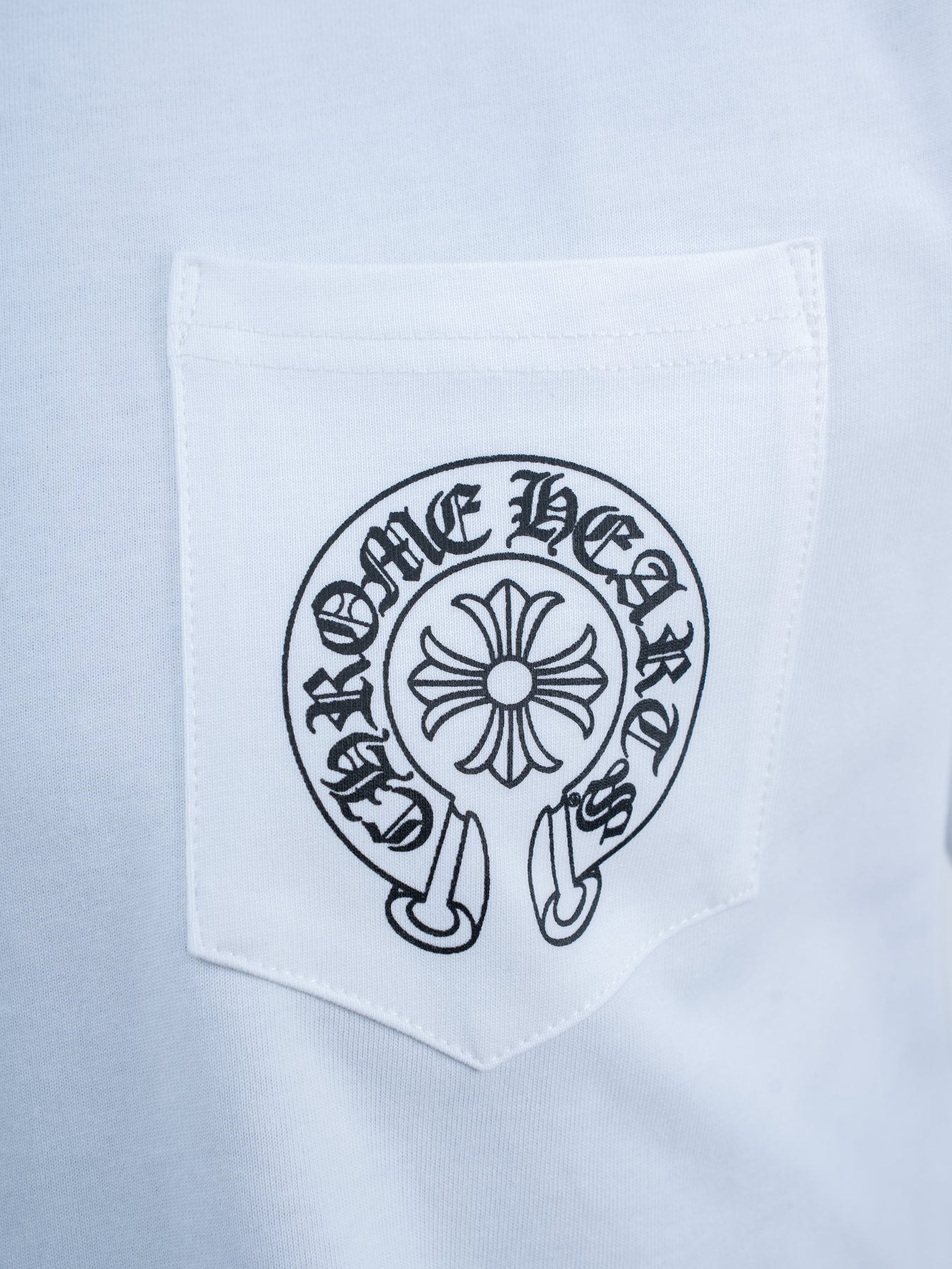 Chrome Hearts Horseshoe Graphic Pocket T-Shirt — detail
