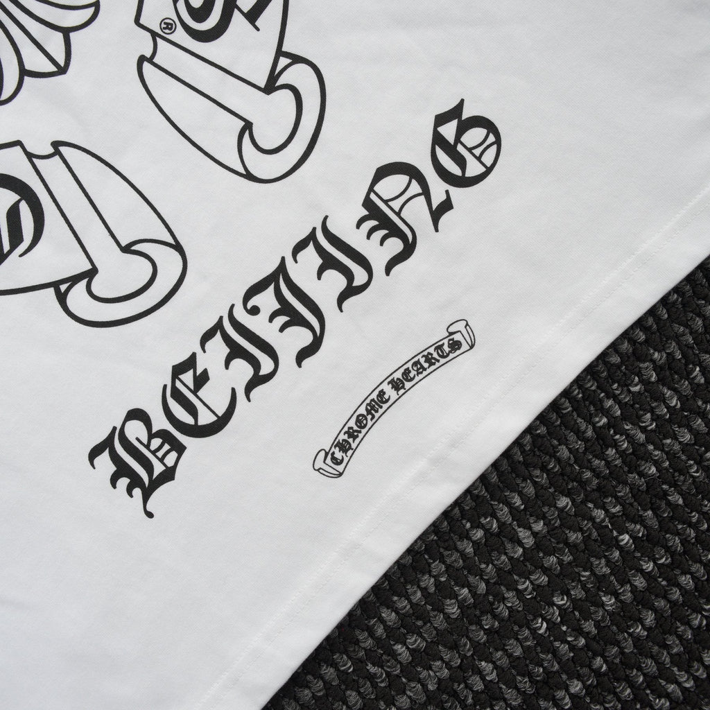 Chrome Hearts Beijing Horseshoe Script Graphic T-Shirt — detail
