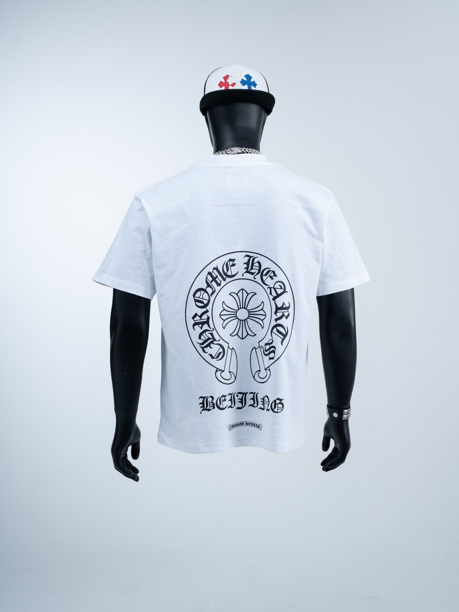 Chrome Hearts Beijing Horseshoe Script Graphic T-Shirt — hero