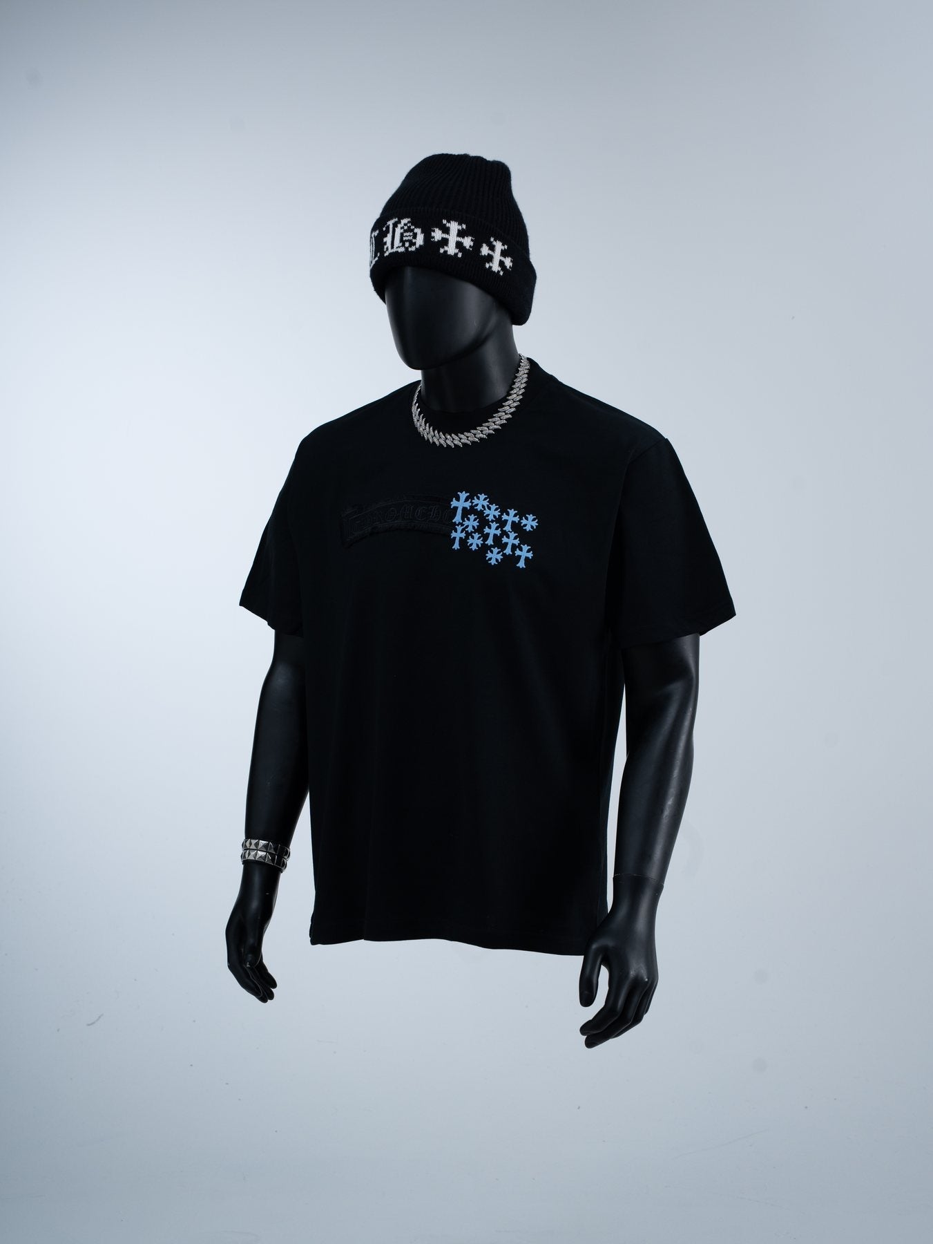 Chrome Hearts Star Cross Graphic T-Shirt — front