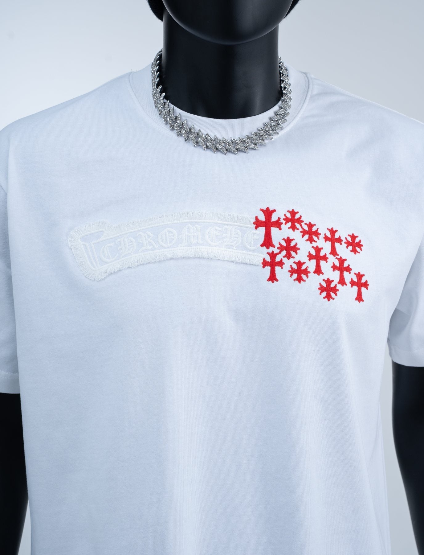 Chrome Hearts Star Cross Graphic T-Shirt — detail
