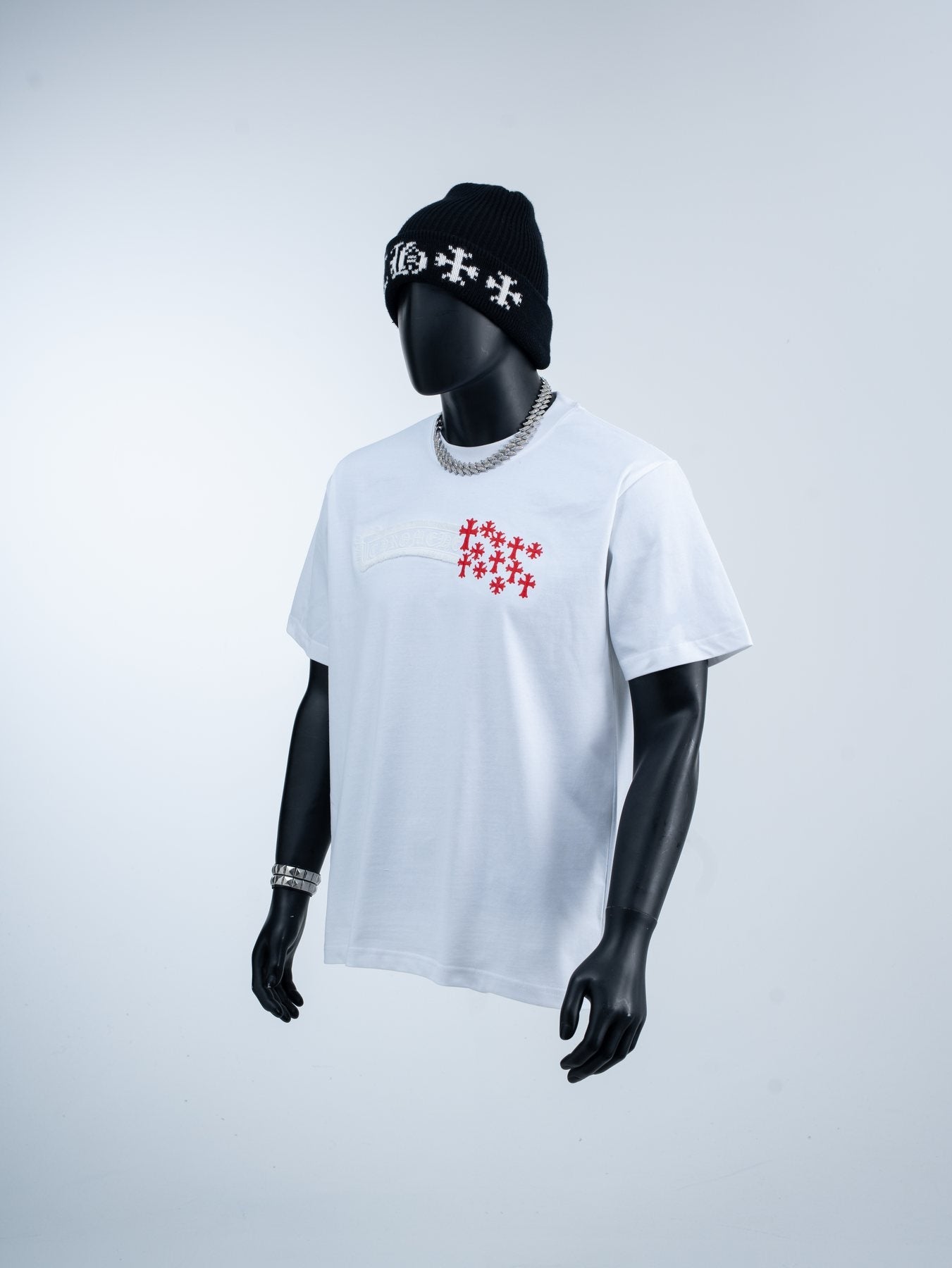 Chrome Hearts Star Cross Graphic T-Shirt — front