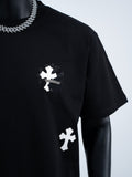 Chrome Hearts Cross Badge Graphic Short-Sleeve T-Shirt — hero