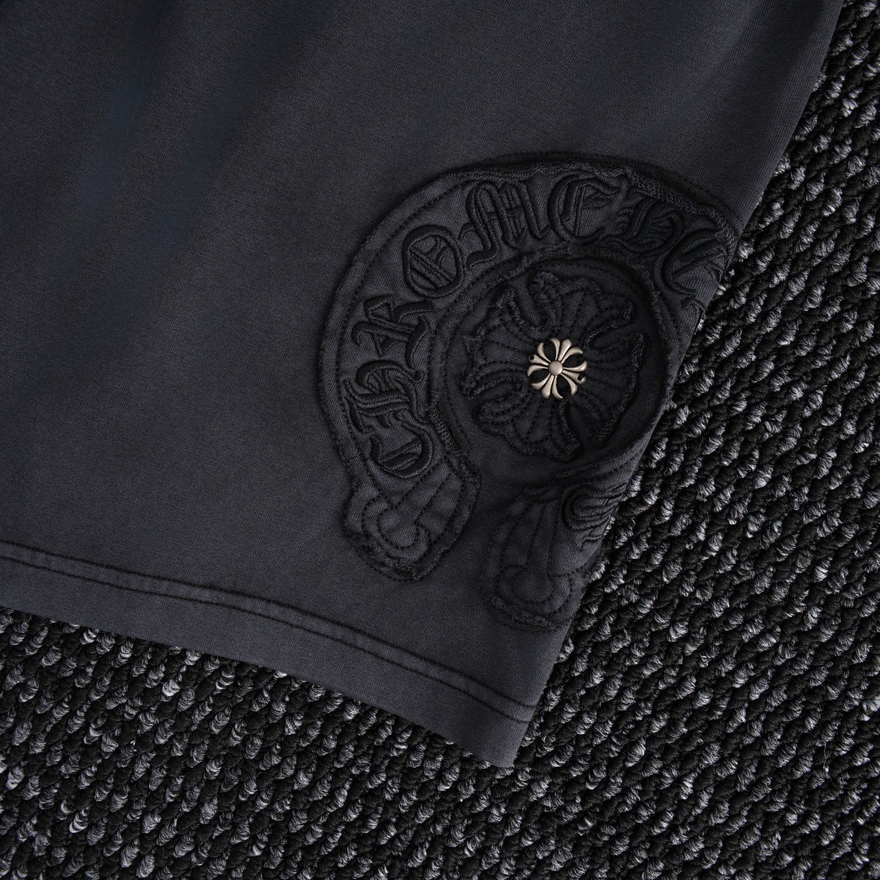 Chrome Hearts Horseshoe Floral Embroidered Shorts — detail