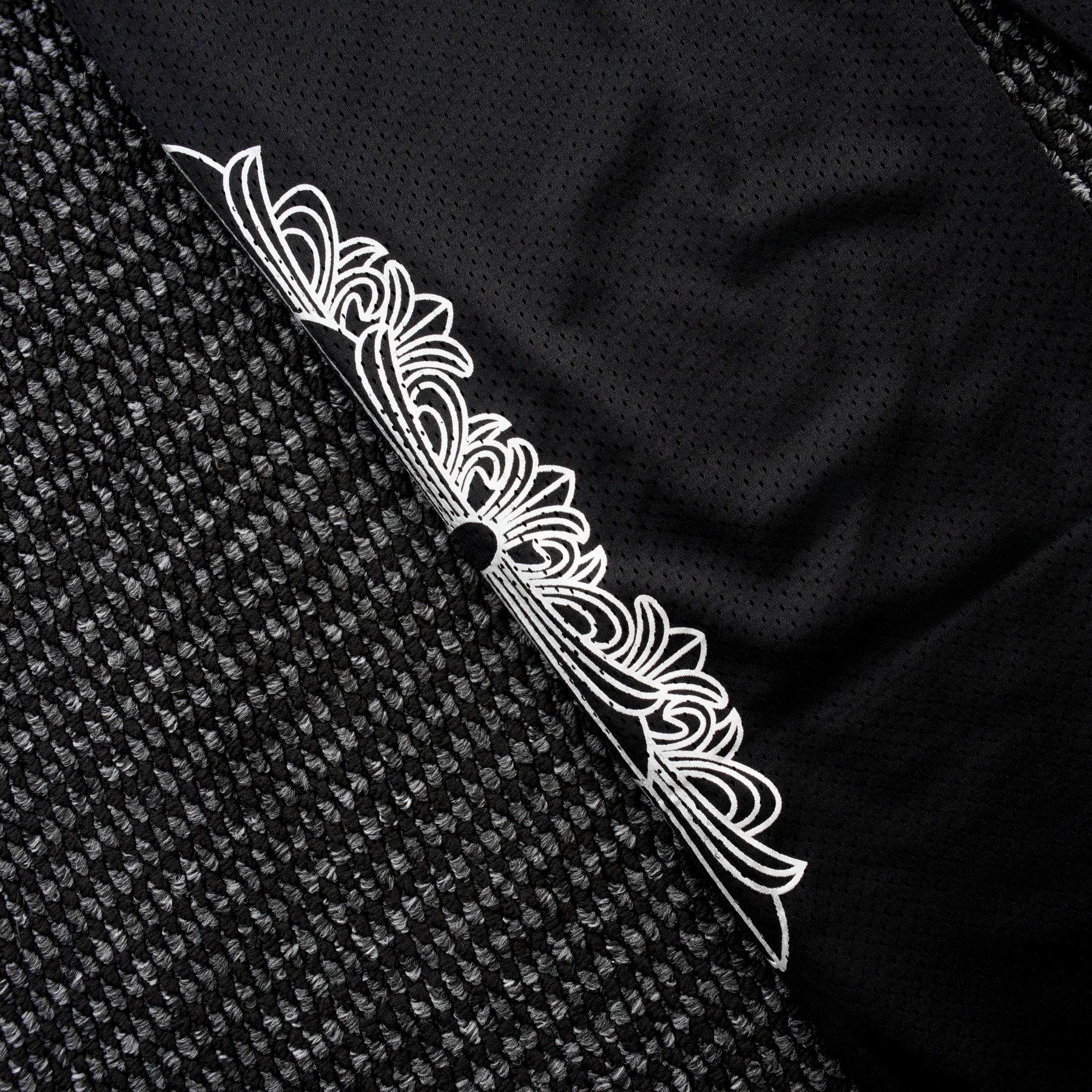 Chrome Hearts Sanskrit Cross Graphic Wide-Leg Pants — detail