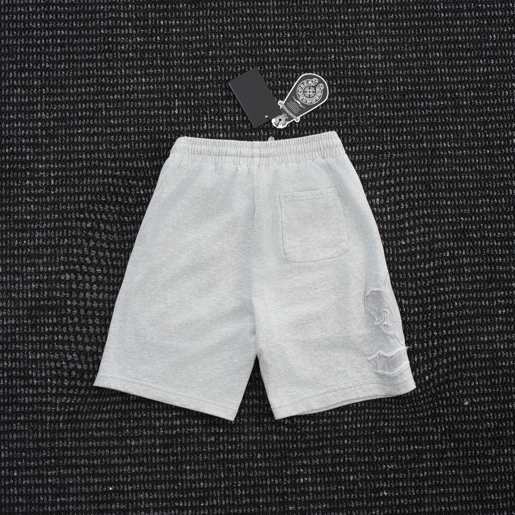 Chrome Hearts Tonal Sanskrit Cross Embroidered Shorts — back