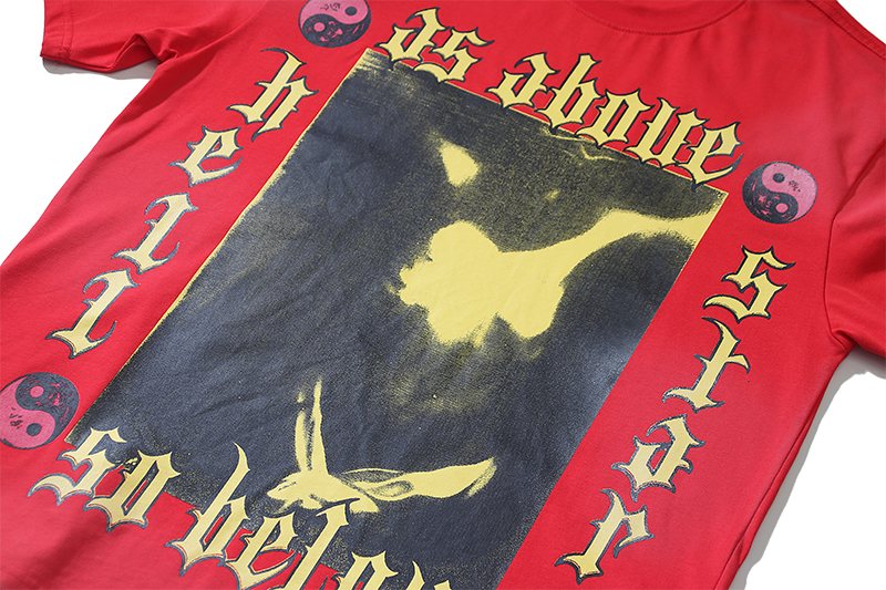 Hellstar As Above So Below Graphic Short-Sleeve T-Shirt — detail