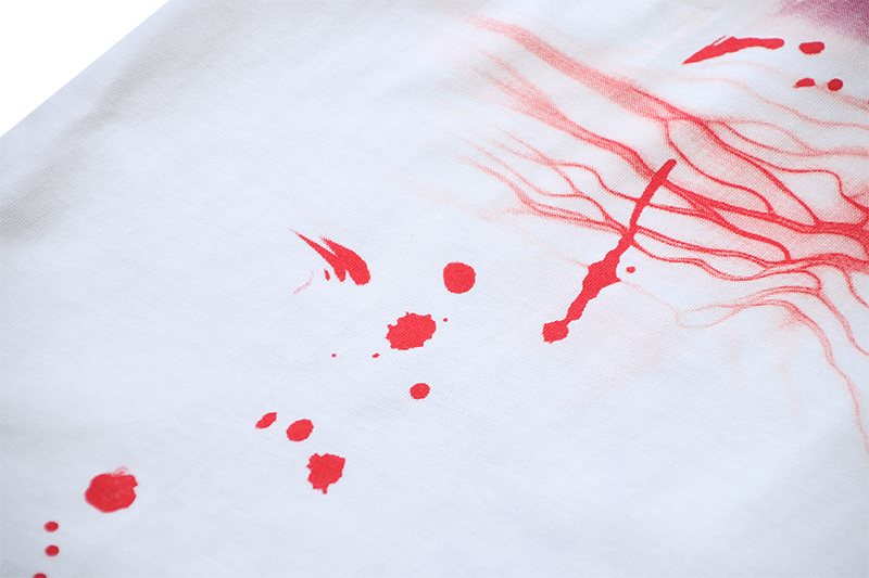 Hellstar Red and Black Graphic Short-Sleeve T-Shirt — detail