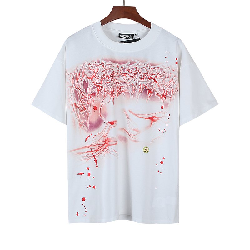 Hellstar Red and Black Graphic Short-Sleeve T-Shirt — hero