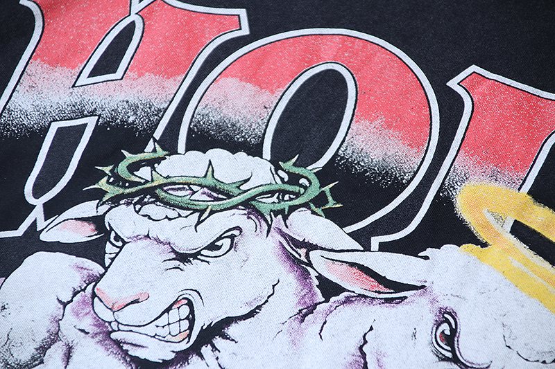 HELISTAR Holy State Basketball Lamb Short-Sleeve T-Shirt — detail
