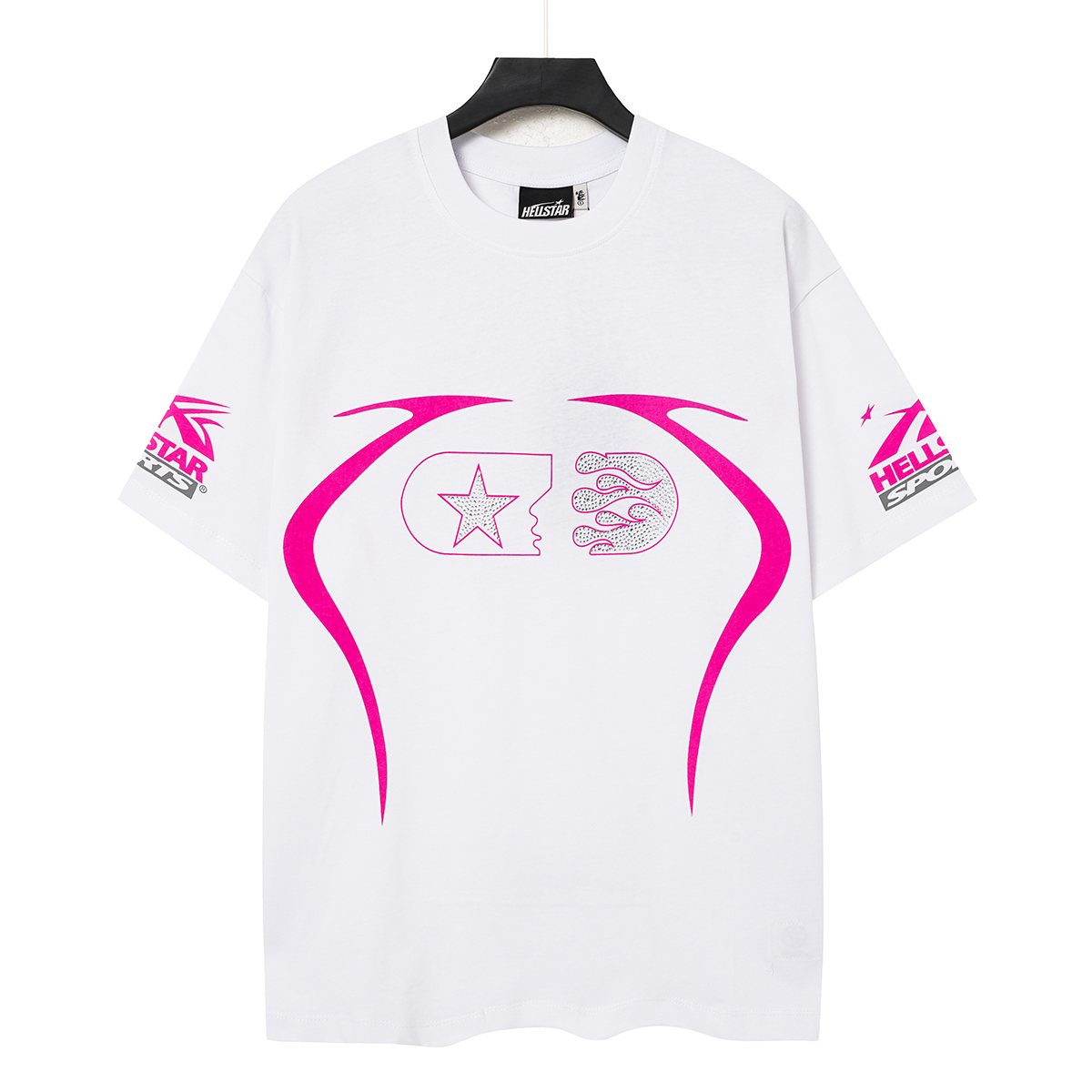 Hellstar Rhinestone Number Graphic T-Shirt — hero