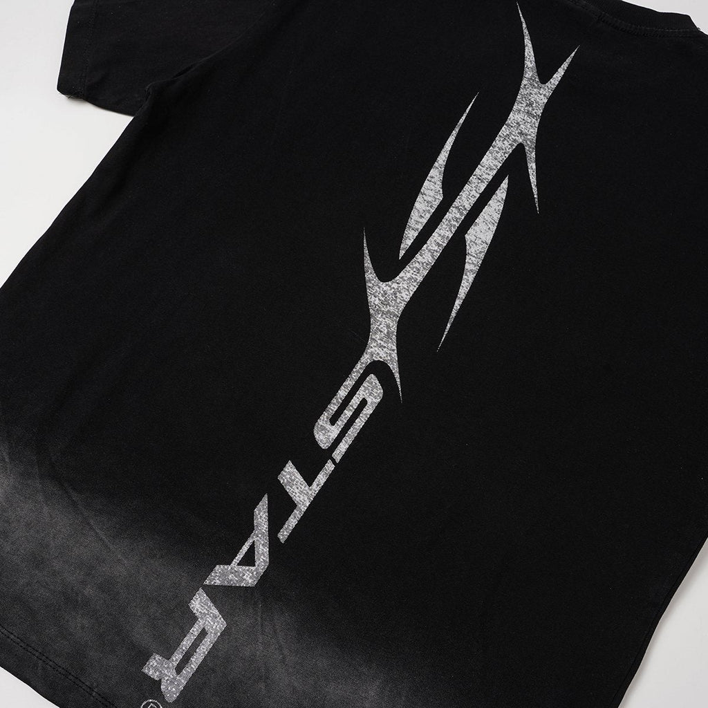 Hellstar Athletics Front & Back Graphic T-Shirt — detail