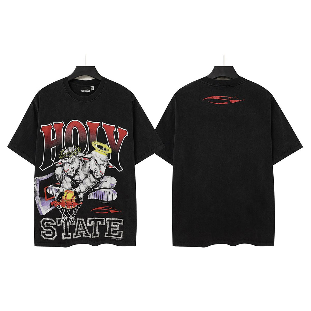 Hellstar Holy State Sheep Basketball Graphic T-Shirt — hero