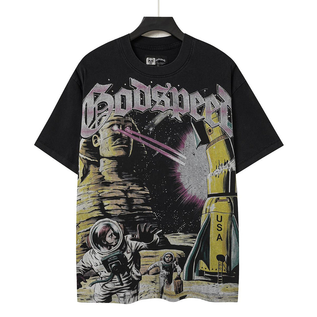 Godspeed Rocket USA Graphic T-Shirt — hero