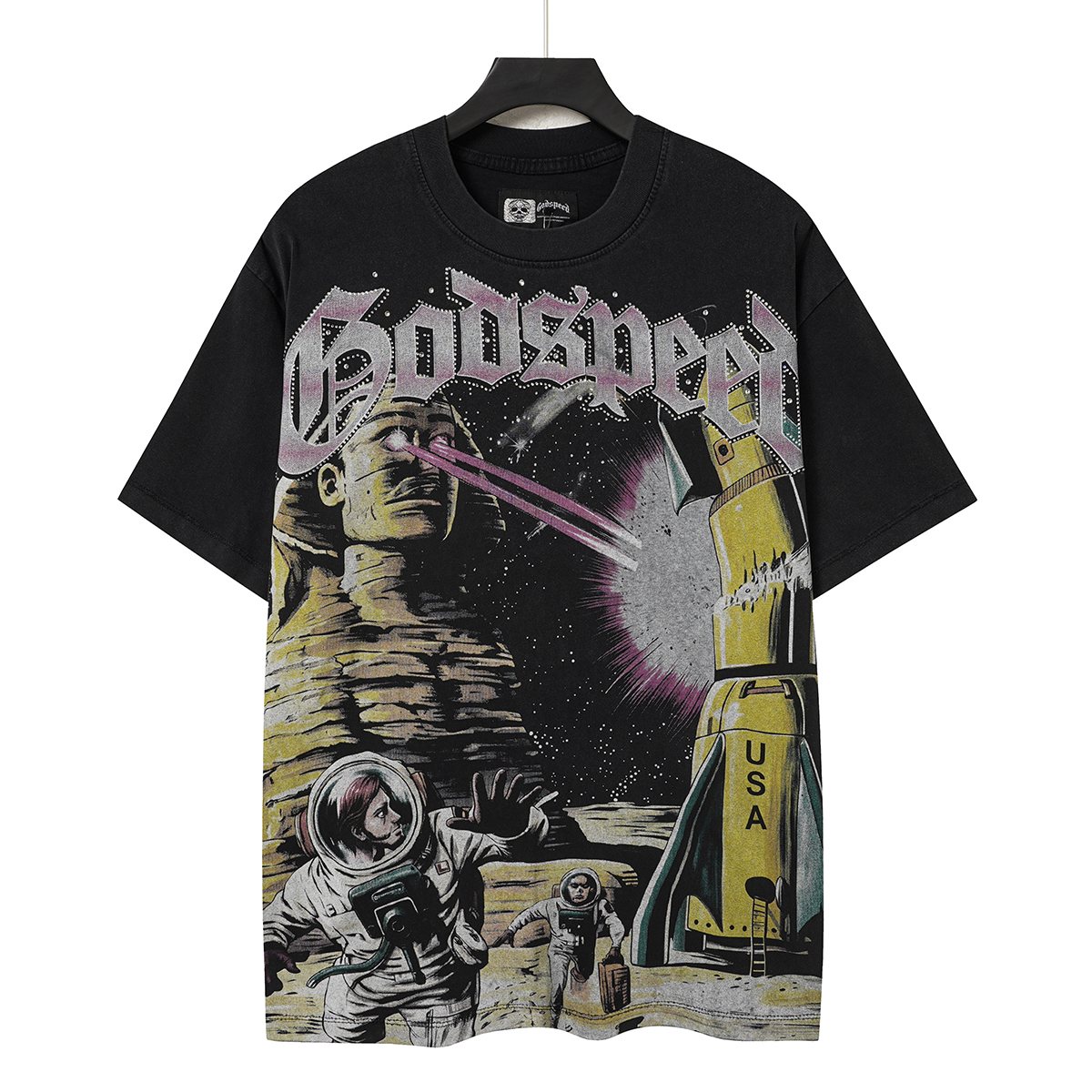 Godspeed Rocket USA Graphic T-Shirt — hero