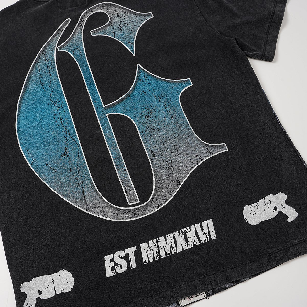 Godspeed Skull Graphic Short-Sleeve T-Shirt — detail