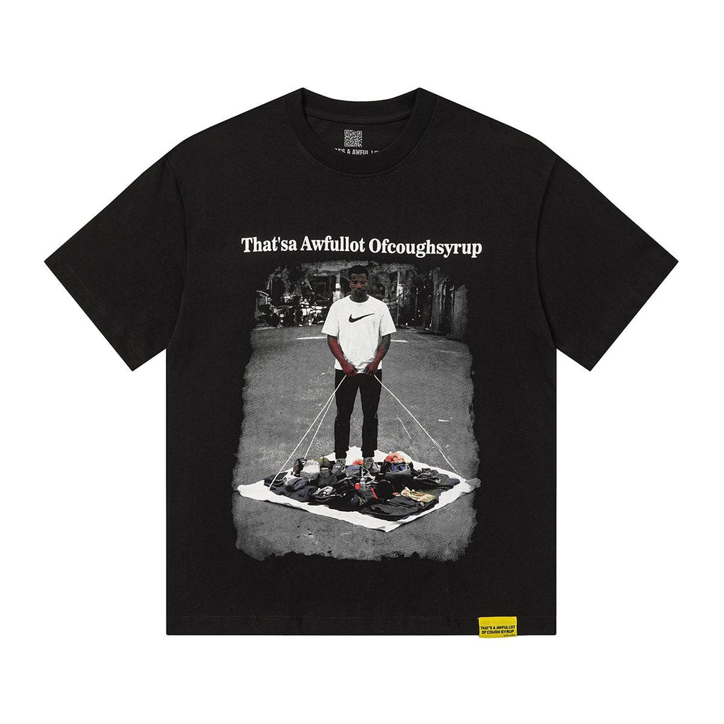 THAT'S A AWFUL LOT OF COUGH SYRUP Short-Sleeve Graphic T-Shirt — hero