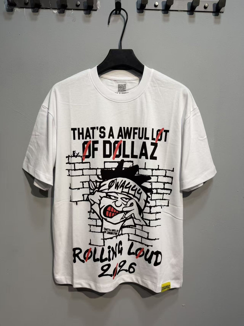 THAT'S A AWFUL LOT OF COUGH SYRUP Front Graphic Short-Sleeve T-Shirt — front