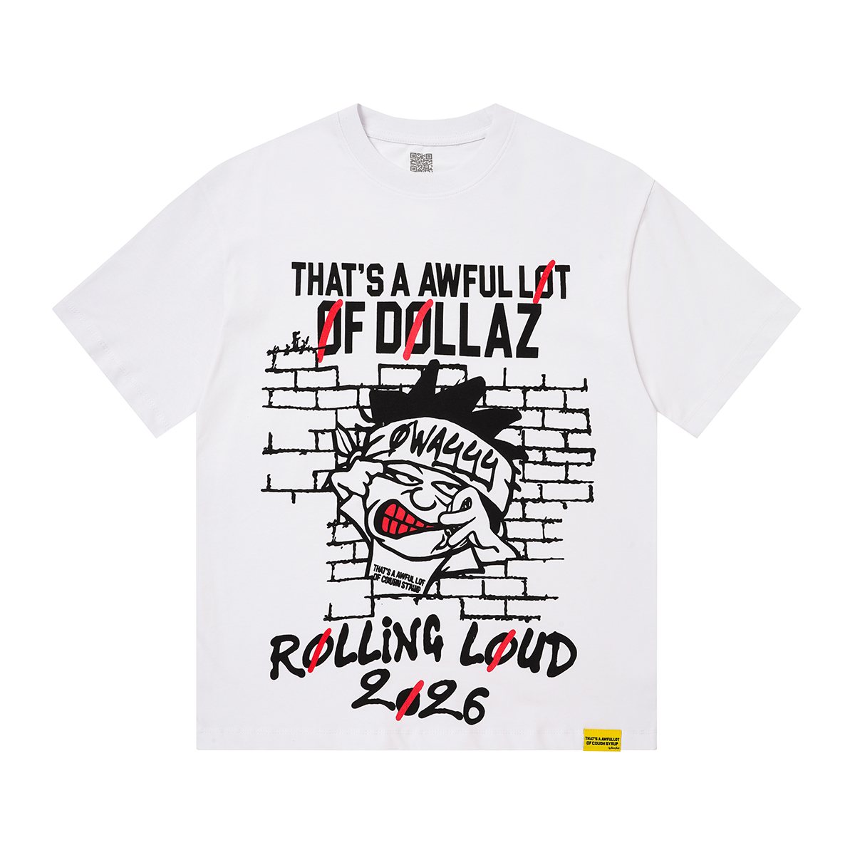 THAT'S A AWFUL LOT OF COUGH SYRUP Front Graphic Short-Sleeve T-Shirt — hero
