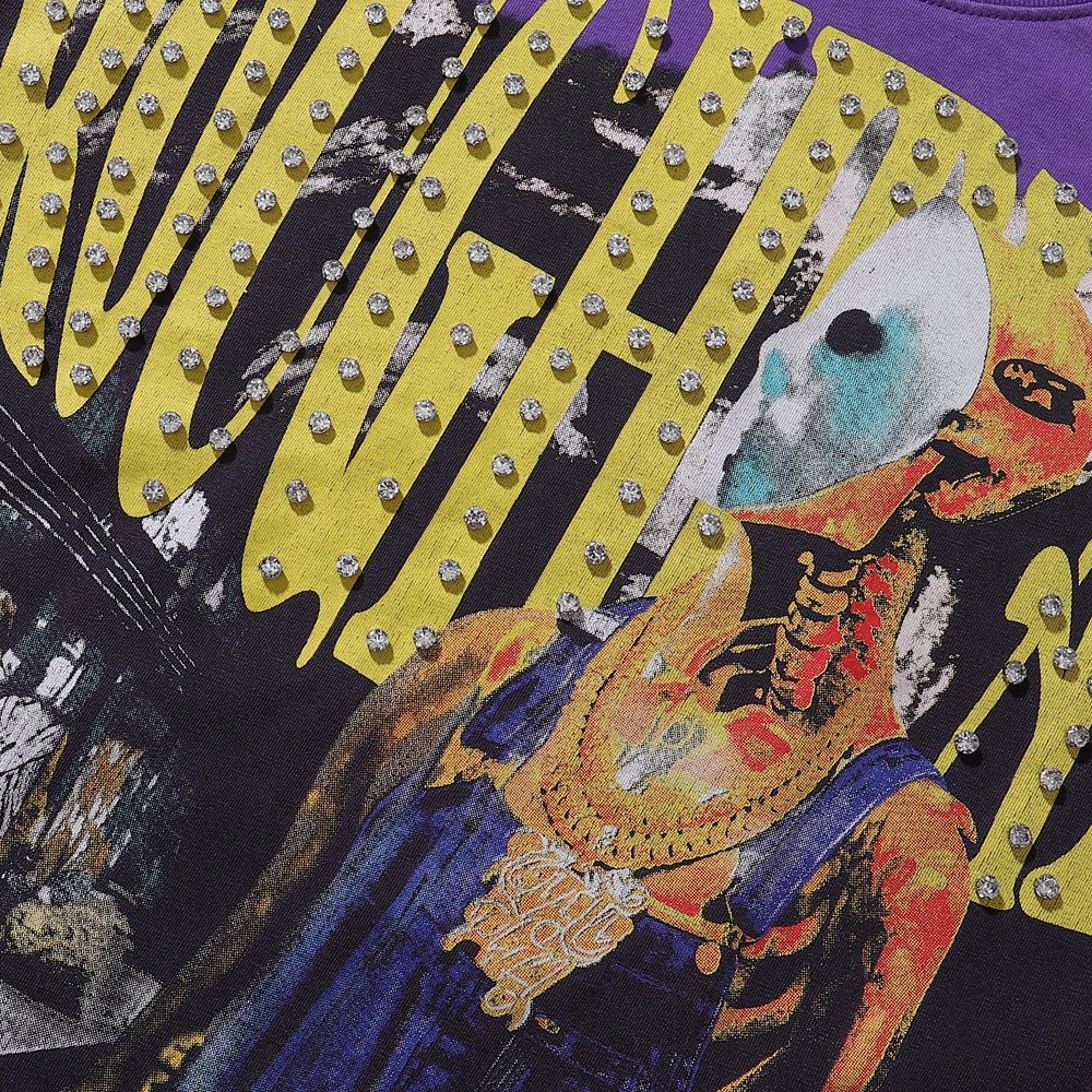 Rough Play Chainsaw Graphic Sleeveless T-Shirt — detail