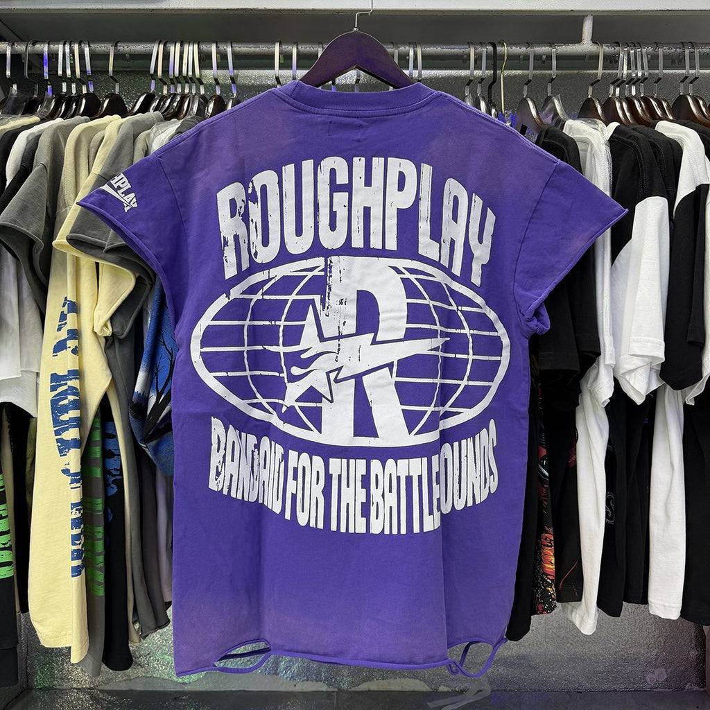 Rough Play Chainsaw Graphic Sleeveless T-Shirt — context