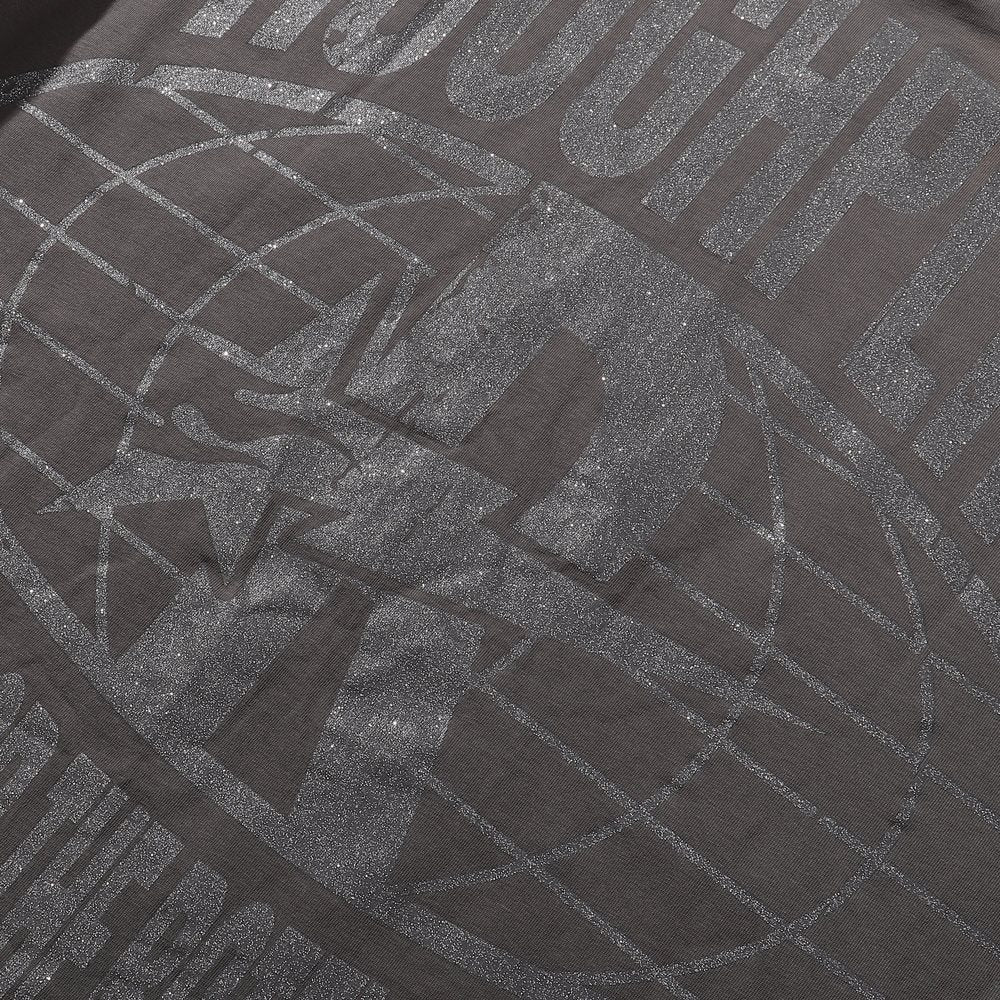 Rough Play Skull Globe Sleeveless T-Shirt — detail