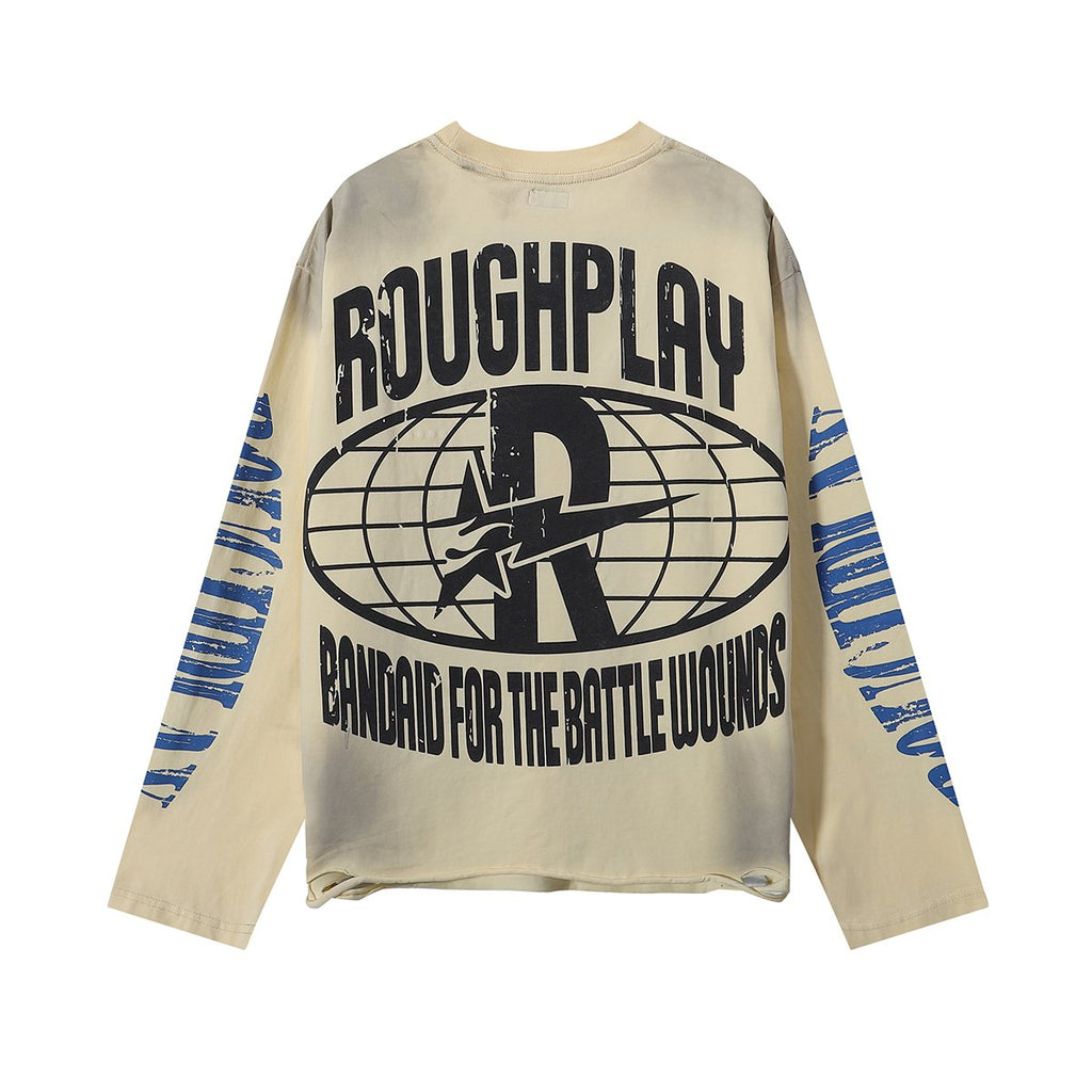 Rough Play SunShower Rhinestone Long-Sleeve T-Shirt — back