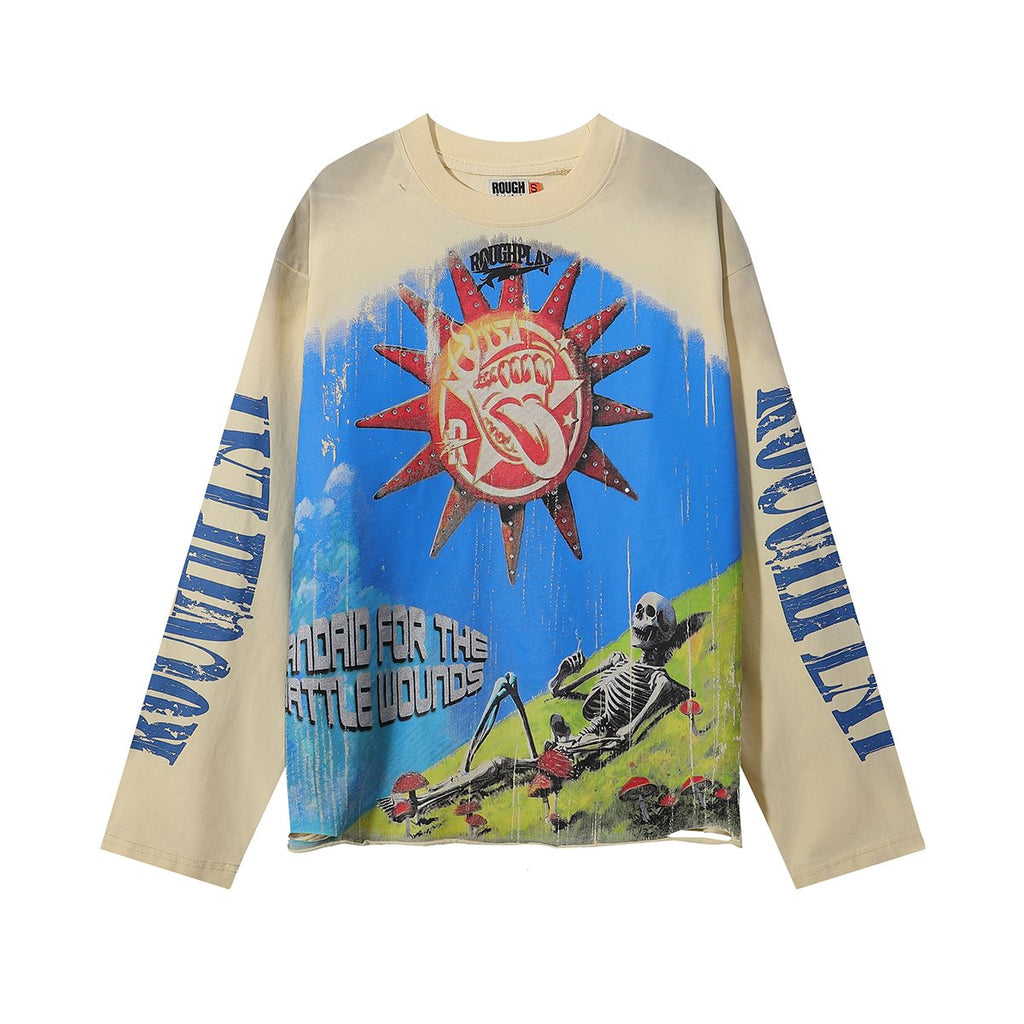 Rough Play SunShower Rhinestone Long-Sleeve T-Shirt — hero