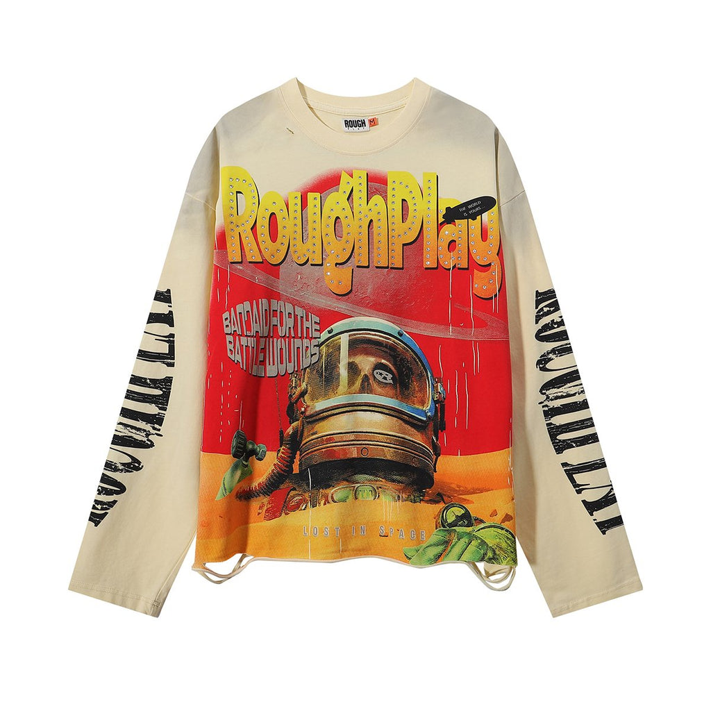 Rough Play Lost In Space Astronaut Long-Sleeve T-Shirt — hero