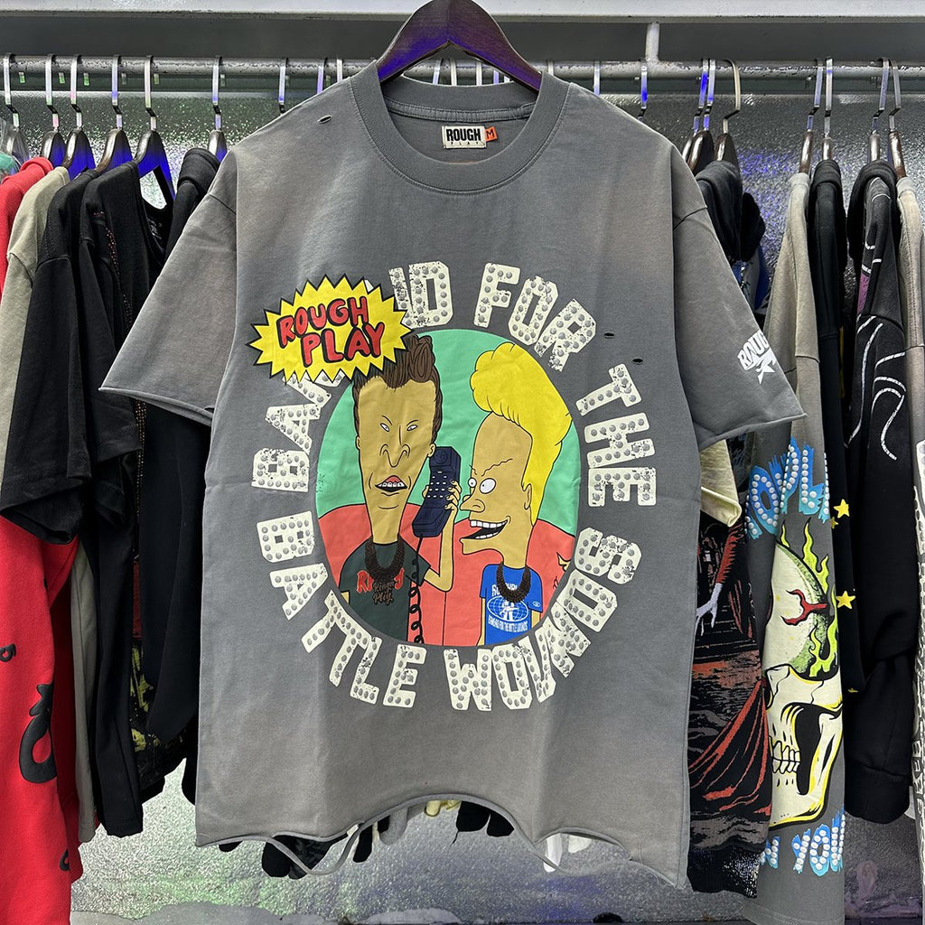 Rough Play Beavis and Butthead Van Graphic T-Shirt — context