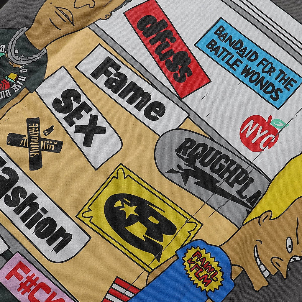 Rough Play Beavis and Butthead Van Graphic T-Shirt — detail