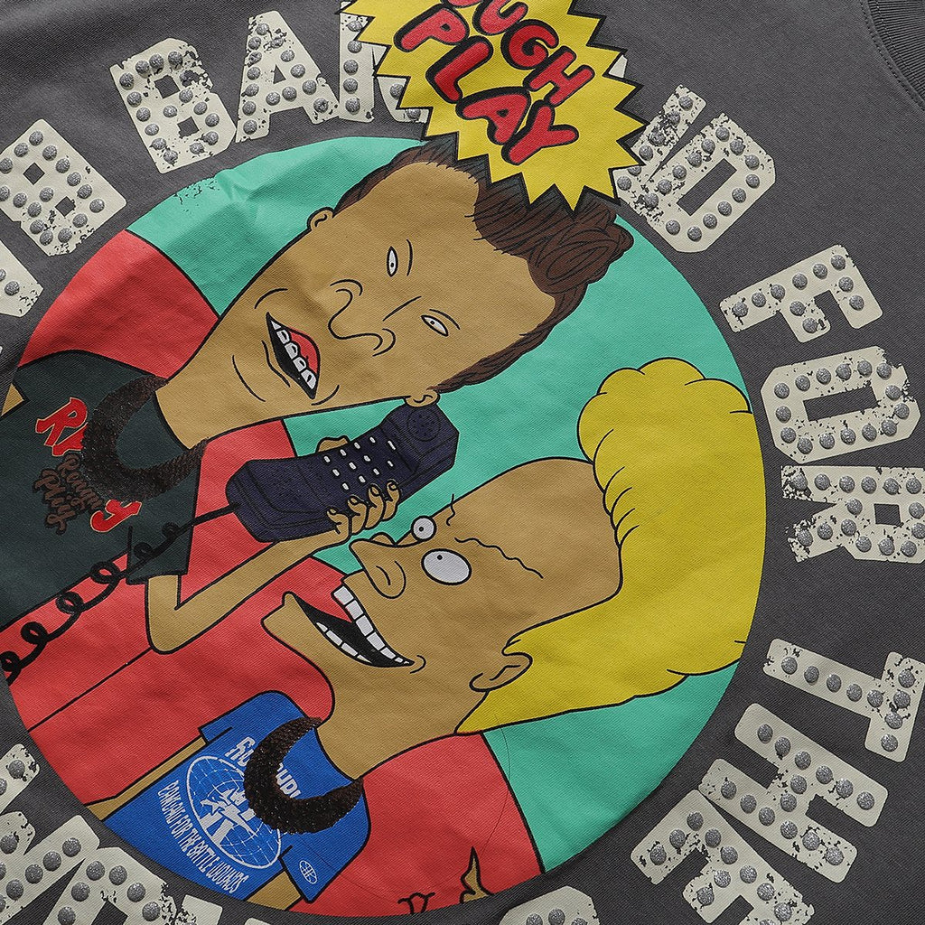 Rough Play Beavis and Butthead Van Graphic T-Shirt — detail