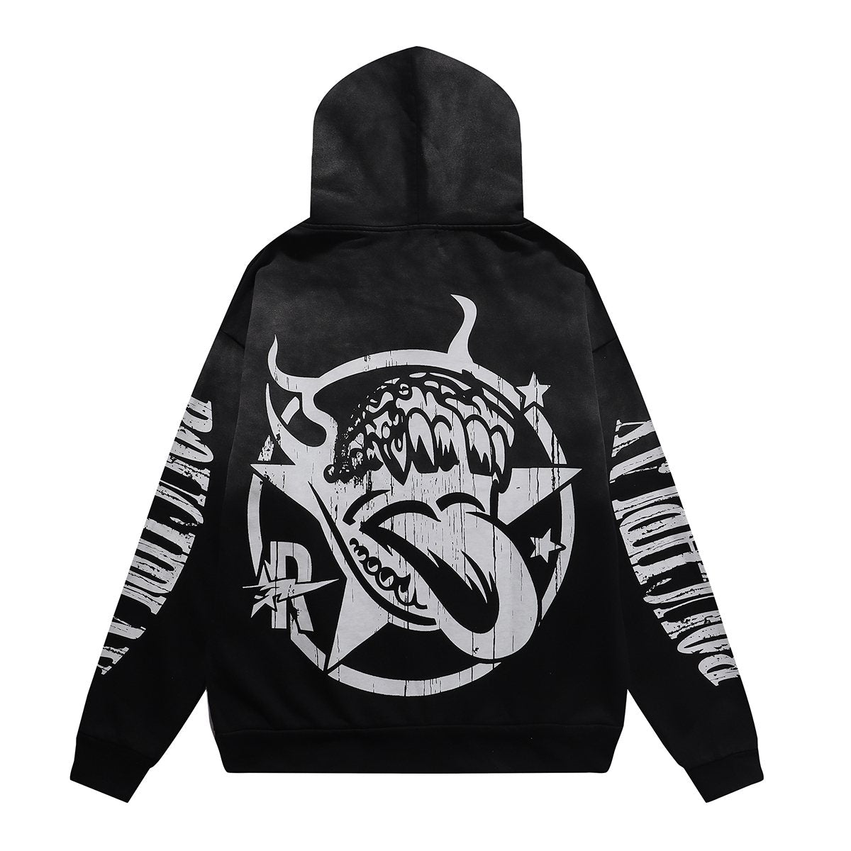 Rough Play In the Car Graphic Hoodie — back