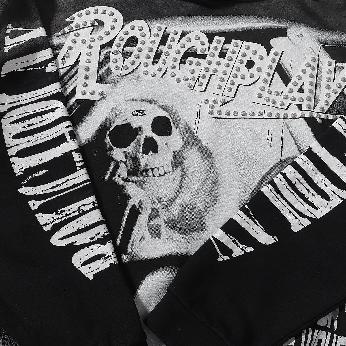 Rough Play In the Car Graphic Hoodie — detail