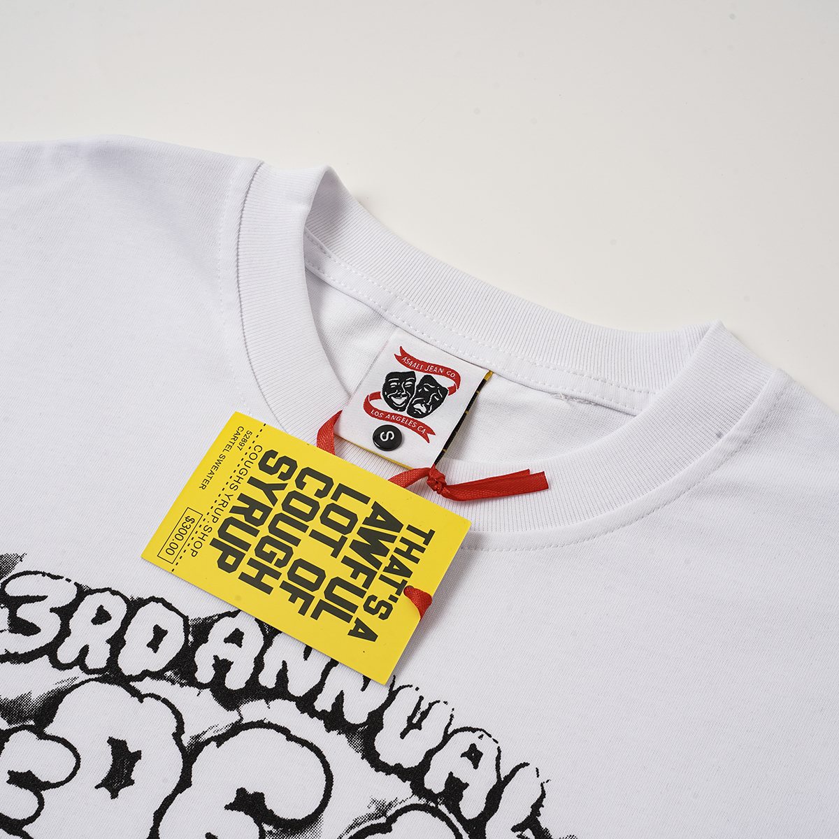 ASAALL Illustrated Front Graphic T-Shirt — hang_tag
