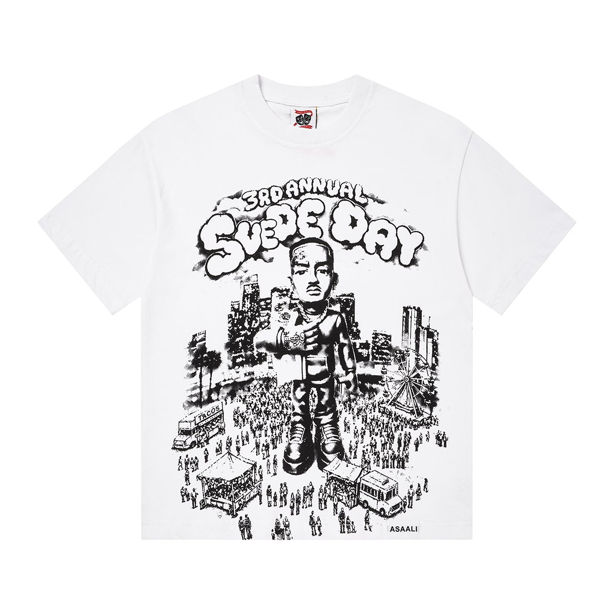 ASAALL Illustrated Front Graphic T-Shirt — hero
