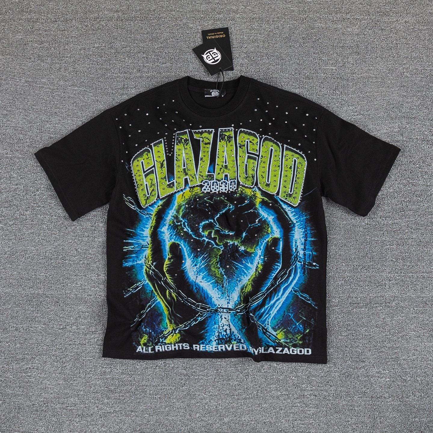 GLAZAGOD Hell on Earth Graphic T-Shirt — hero
