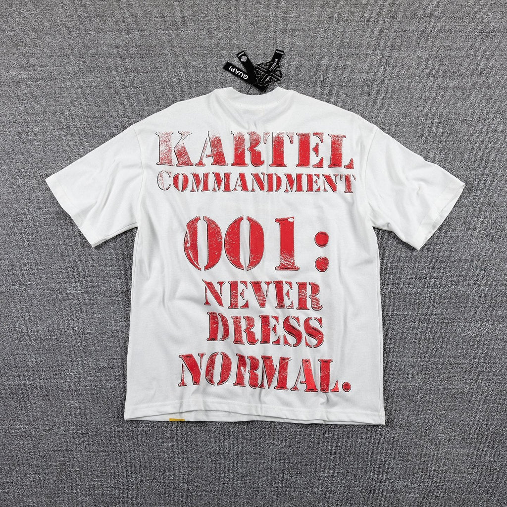 GUAPI Kartel Commandment Graphic T-Shirt — back